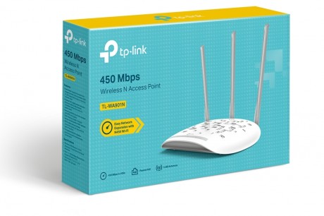 TP-LINK TL-WA901N 1PORT POE 450Mbps ACCESS POINT