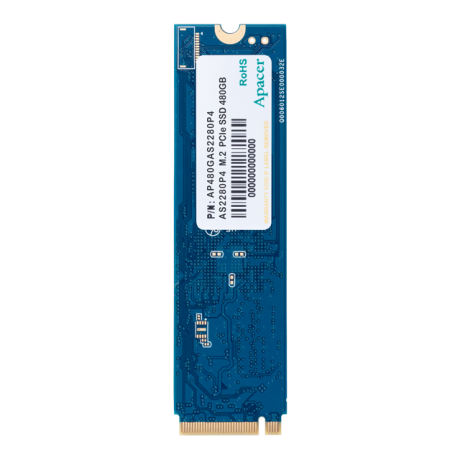 Apacer AS2280P4 1TB 3000/2000MB/s NVMe PCIe Gen3x4 M.2 SSD Disk (AP1TBAS2280P4-1)