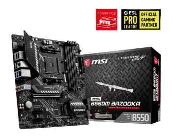 MSI MAG B550M BAZOOKA DDR4 4400(OC) HDMI MATX AM4