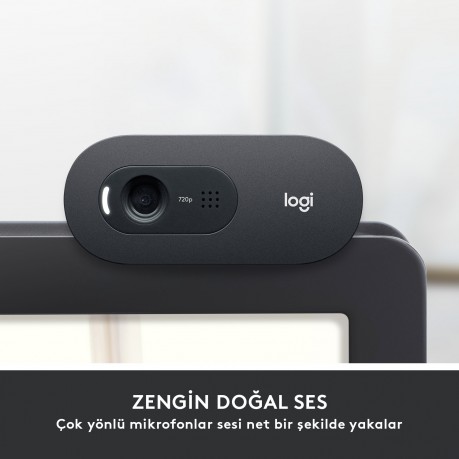 LOGITECH C505 WEBCAM HD - SİYAH 960-001364