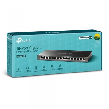 TP-LINK TL-SG116E 16PORT 10/100/1000 YÖNETİLEBİLİR SWITCH