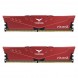 Team T-Force Vulcan Z Red 32GB 2x16GB 3200MHz CL16 DDR4 Gaming Ram (TLZRD432G3200HC16FDC01)