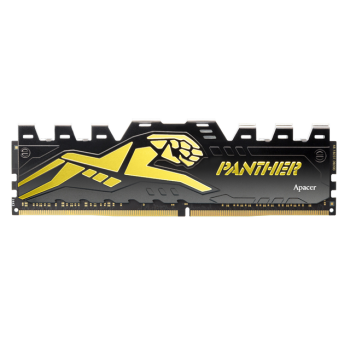 Apacer Panther Black-Gold 16GB 1x16GB 3600Mhz CL18 DDR4 Gaming Ram (AH4U16G36C2527GAA-1)