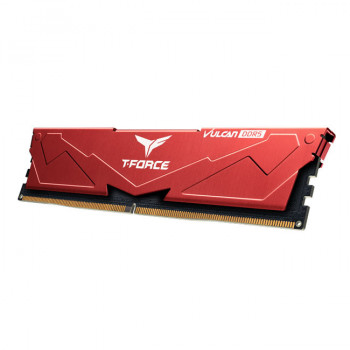 Team T-Force Vulcan Red 16GB 1x16GB 6000Mhz DDR5 CL38 Gaming Ram (FLRD516G6000HC38A01)