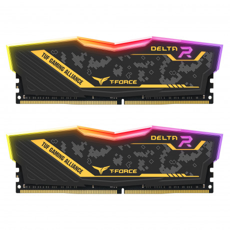 Team T-Force TUF RGB Gaming Alliance 16GB (2x8GB) 3200MHz CL16 DDR4 Gaming Ram (TF9D416G3200HC16CDC01)