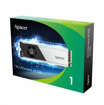 Apacer AP2TBAS2280F4-1 2TB 12000/11800 MB/s M.2 PCIe Gen5 x4 SSD (AP2TBAS2280F4-1)