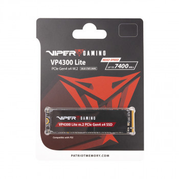 Patriot Viper VP4300 Lite 500GB 7000/4000MB/s Gen4 x4 NVMe M.2 SSD Disk (VP4300L500GM28H)