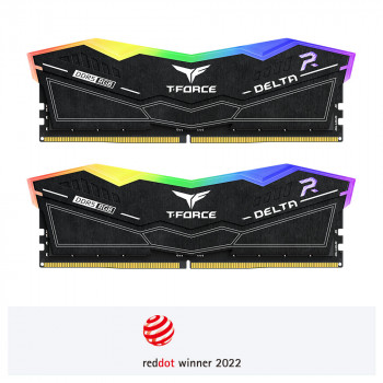 Team T-Force Delta RGB Black 32GB 2x16GB 8000MHz CL38 DDR5 Gaming Ram (FF3D532G8000HC38DDC01)