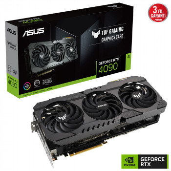 ASUS TUF-RTX4090-24G-OG-GAMING 24GB GDDR6X 2565MHz 2XHDMI 3XDP RGB DLSS3 384BİT 