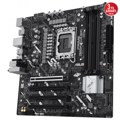 ASUS PRIME Z890M-PLUS WIFI DDR5 3XM2 USB3.2 RGB LAN mATX