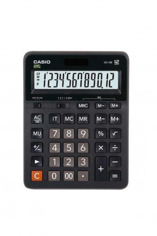 CASIO GX-12B 12 HANE MASAÜSTÜ HESAP MAKİNESİ