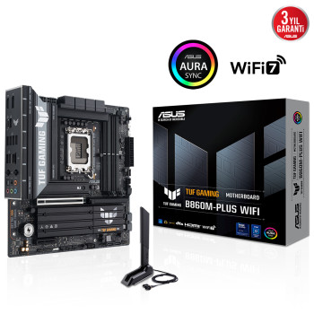 ASUS TUF GAMING B860M-PLUS WIFI LGA1851 DDR5 DP HDMI MATX ANAKART